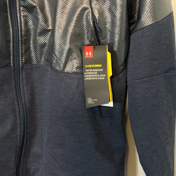 Under Armour Storm Cold Gear Shield Softshell Metallic Jacket New W/Tags Men’s - Picture 5 of 8